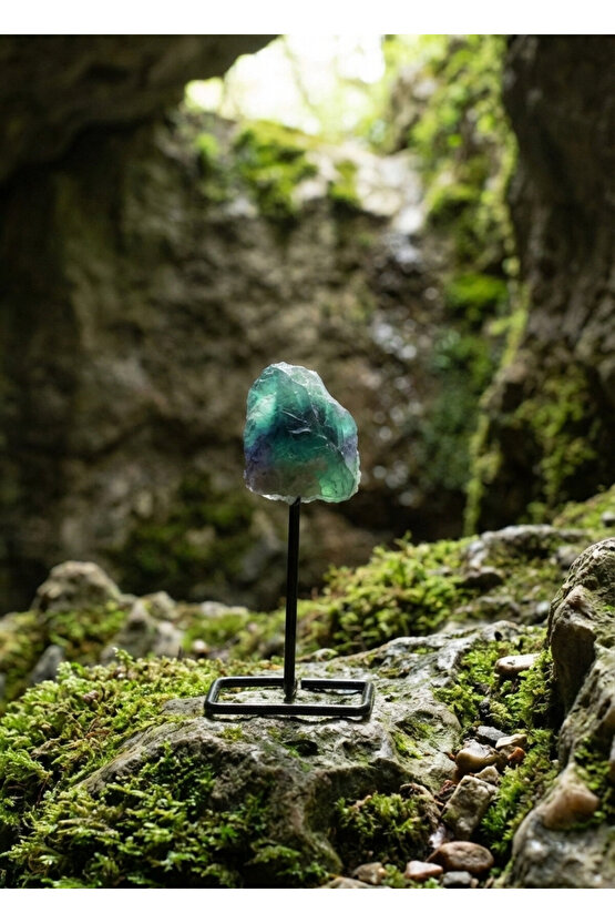 Florit Taşı Standlı Doğal Taş