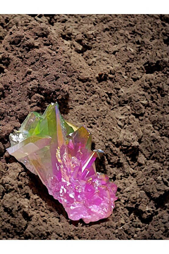 RAİNBOW PINK-GRENN MİX  QUARTSZ (232 GRAM)