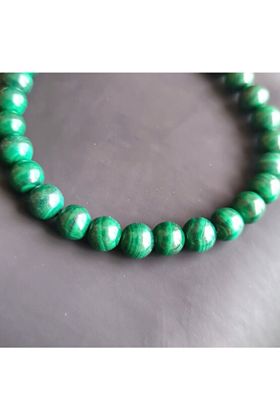 Malahit - Malakit Doğal Taş Bileklik > 1 (el Yapımı Tasarım Ürünler)