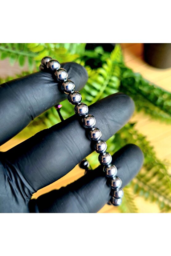 Terahertz Doğal Taş Bileklik (EL YAPIMI TASARIM ÜRÜNLER)