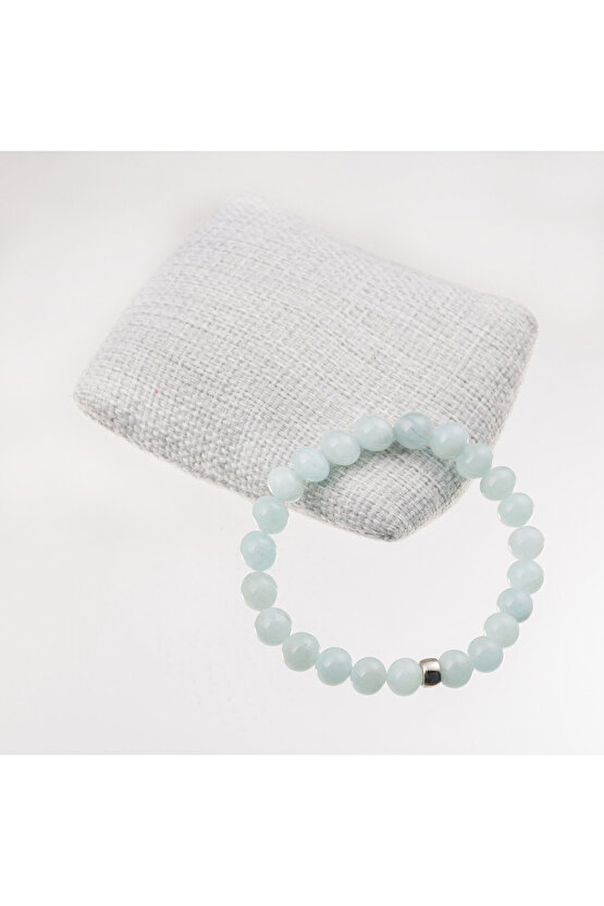 Akuamarin Taşı Bileklik-8mm