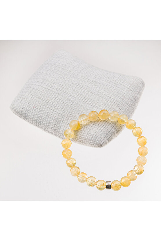 Sitrin Taşı Bileklik-8 mm