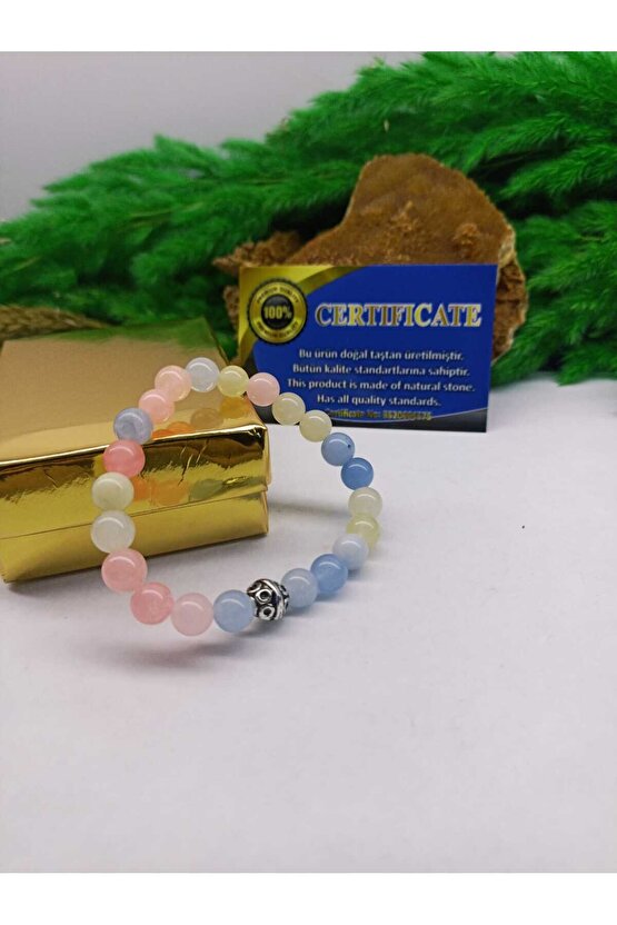 morgonit doğal taş bileklik