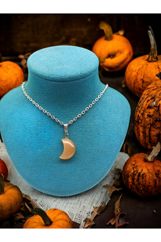 GÜNEŞ TAŞI KOLYE UCU SAF DOĞAL TAŞ(SERTİFİKALI)