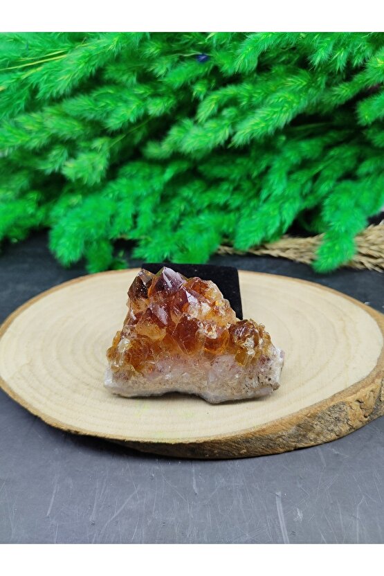 Ham Sitrin Kaya Dekoratif Doğal Taş (sertifikalı)