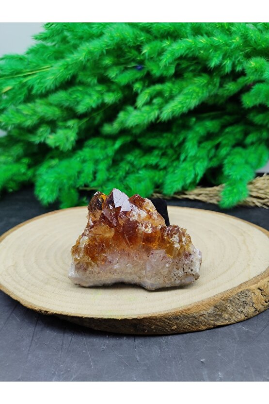 Ham Sitrin Kaya Dekoratif Doğal Taş (sertifikalı)