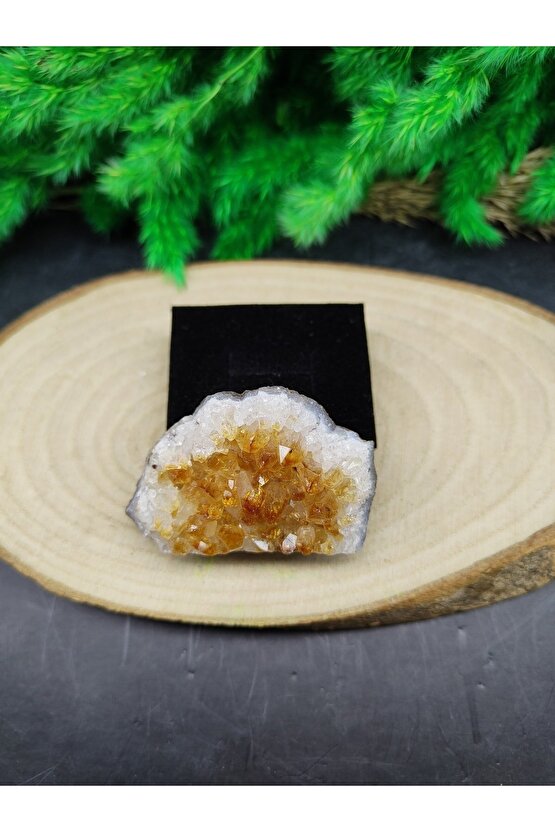 Ham Sitrin Kaya Dekoratif Doğal Taş (sertifikalı)