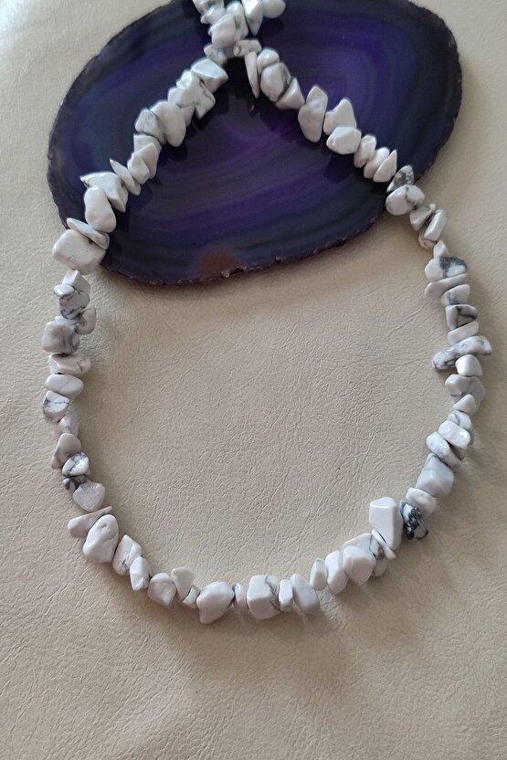 Sertifikalı Havlit Kırıktaş Doğaltaş Kolye