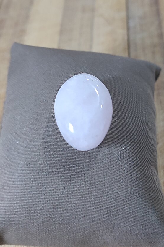 Pembe Kuvars Taşı Ham Tamburlu Kütle 1 Adet, doğal ve şifalı taş