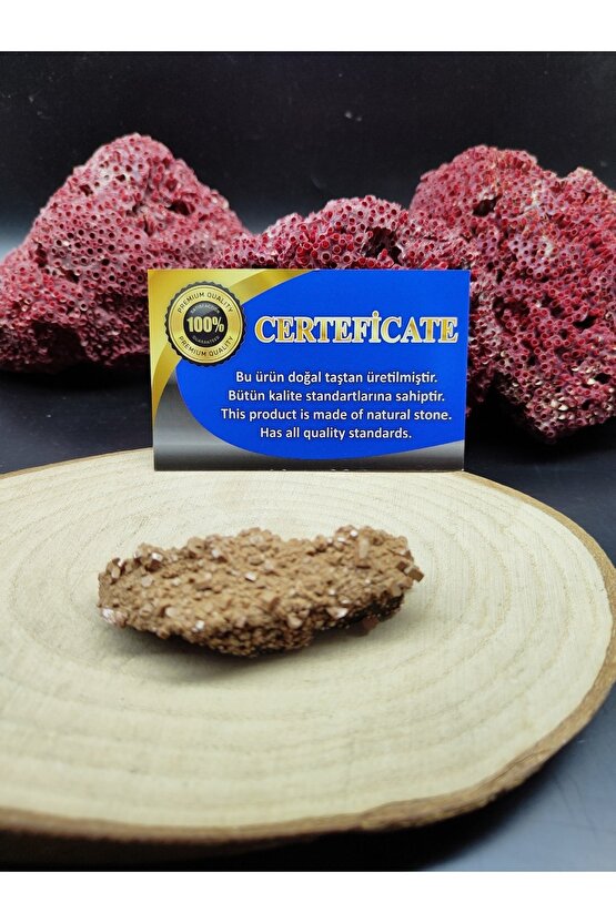 Vanadinit Ham Doğal Taş (sertifikalı)