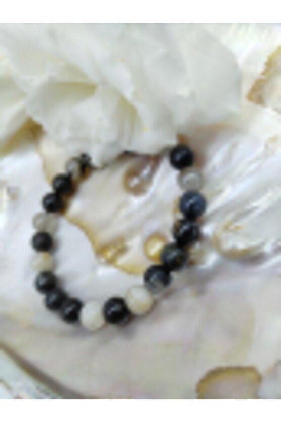 Rutil Quartsz Doğal Taş Bileklik (sertifikalı) (8mm)