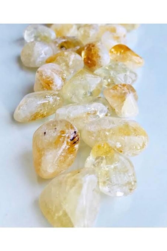 Cüzdan Boy Sitrin Taşı (bolluk Bereket Taşı)