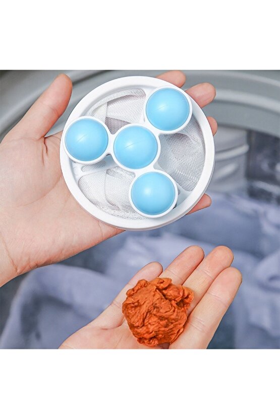 ® Çamaşır Makinesi İçin Toz ve Evcil Hayvan Tüyü Toplayıcı Yıkanabilir Tüy Temizleme Aparatı