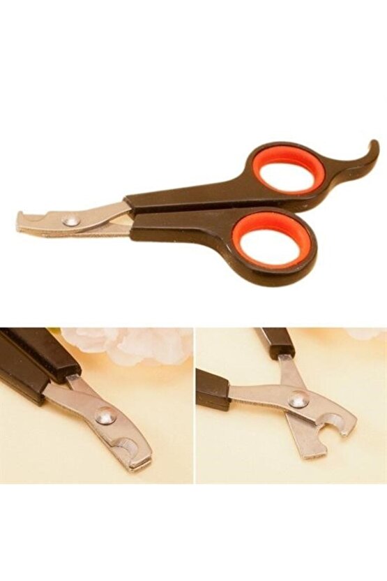 Buffer Küçük Çelik Uçlu Kedi Köpek Evcil Hayvan Tırnak Makası Pati Bakım Aleti Ergonomik Kaymaz Sap