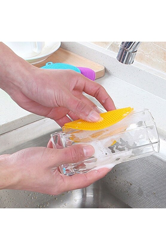 ® 2li Kir Tutmaz Tırtıklı Yüzey Bulaşık Yıkama Pedi