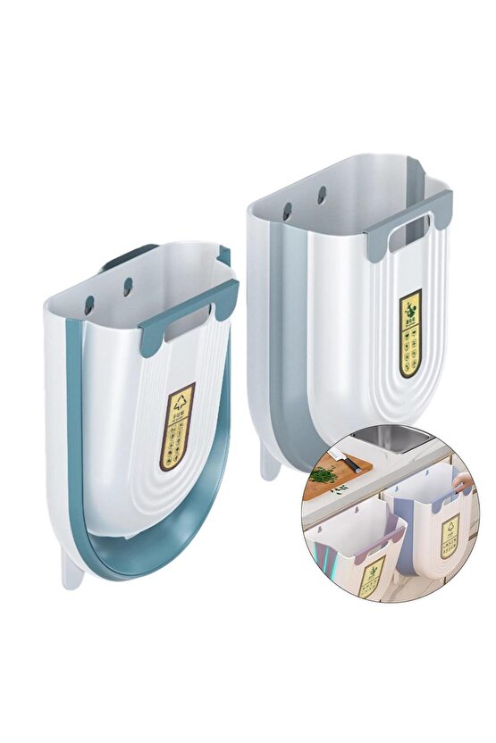 SN-14644 Katlanabilir Körüklü Mutfak Çöp Kovası