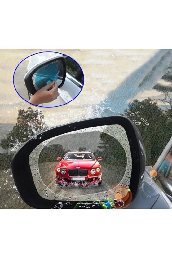 Oto Yan Ayna Yağmur Kaydırıcı Film (Çift)