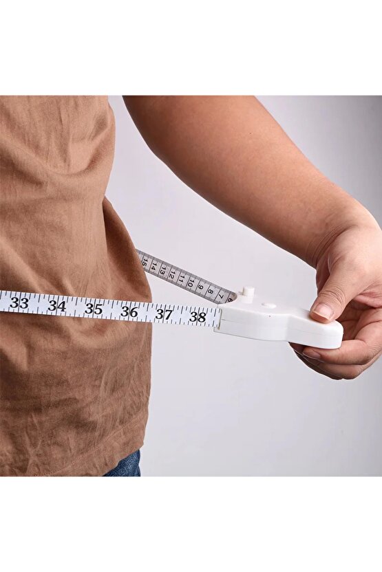 FITNESS İÇİN PRATİK VÜCUT ÖLÇÜM CETVELİ - MEZURASI (4887)