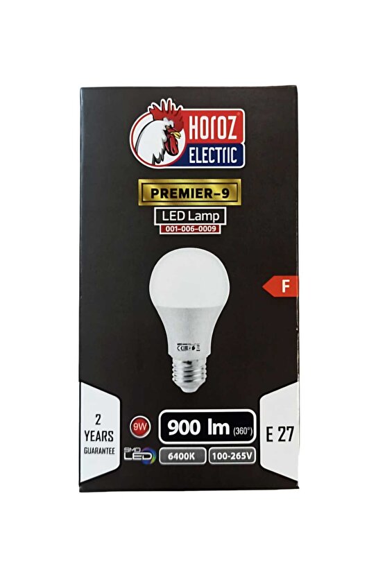9w Led Ampul Beyaz Premıer 9