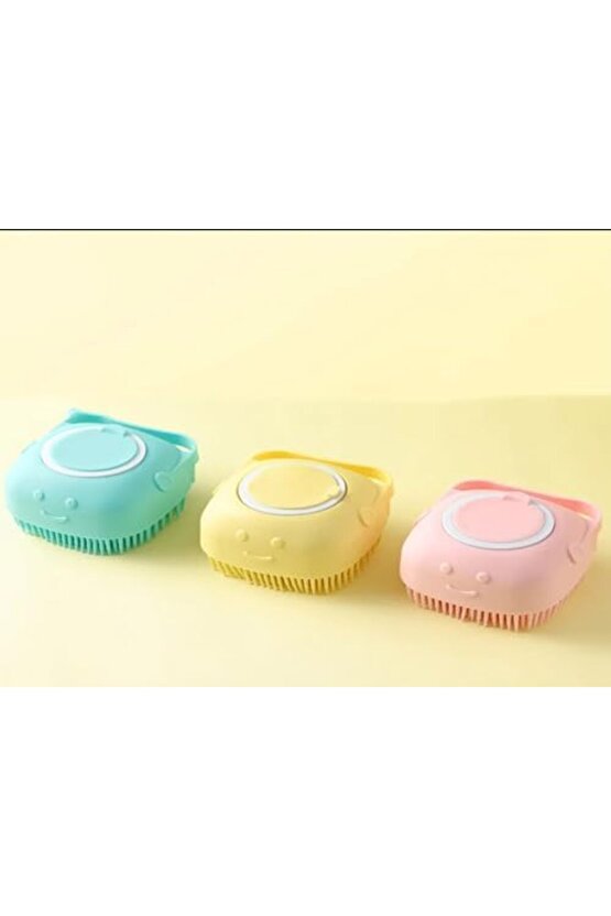 Monte Lua Çok Amaçlı Yumuşak Silikon Duş Lifi - Sabun Jel Şampuan Hazneli 1175735