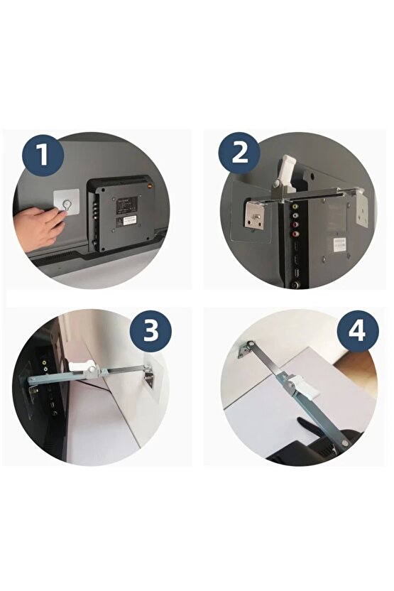 Pm-21797 Tv Düşme Engelleyici - Masaüstü Tv Tutucu