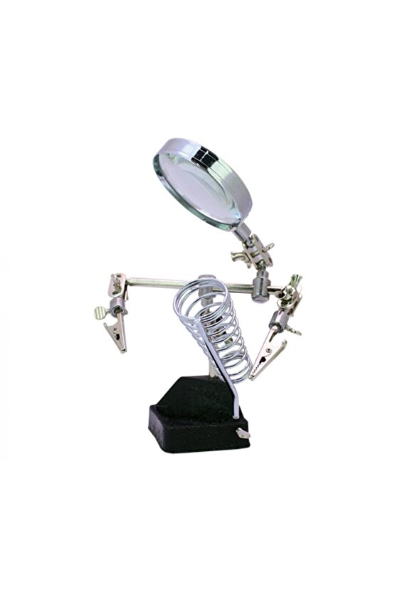 Powermaster Pm-16130 3 Konumlu Büyüteçli Havya Standı