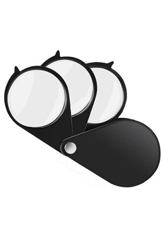PM-6585 Katlanır 3lü 30 Mm Cep Büyüteç