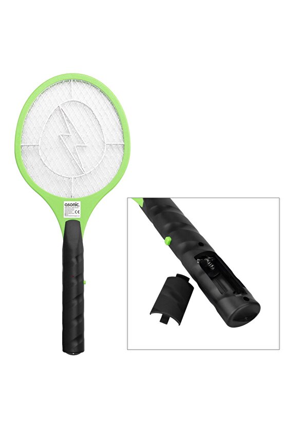 At351n Sinek Öldürücü Raket Tip Pilli Yeşil As-a22