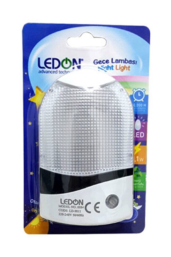 Ledli Fotoselli Sensörlü Gece Lambası 0,5w Ld-9011*ql-8884 8884