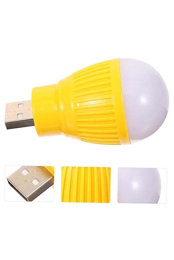 PM-34389 USB Beyaz Gece Lambası Mini Ampul Aydınlatma