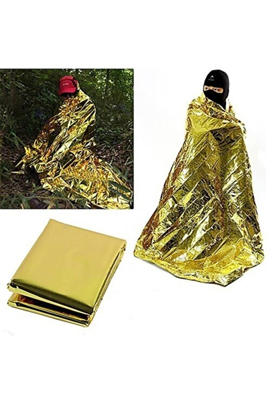 Acil Durum Ilk Yardım Battaniyesi Deprem Yanık Termal Battaniye Nem ve Soğuktan Koruma