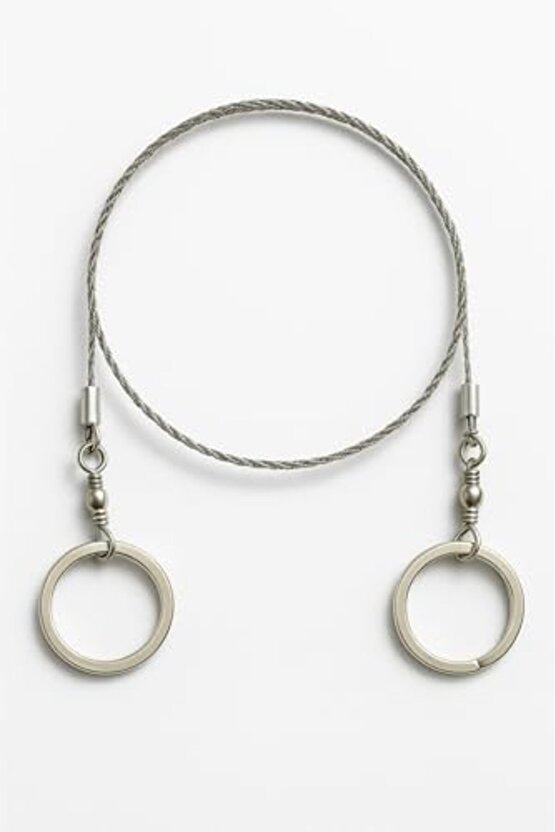 Taşınabilir Çelik Tel Testere, Kamp, Doğa Yürüyüşü, Hayatta Kalma Testere, 70 cm, Paslanmaz, Yüksek