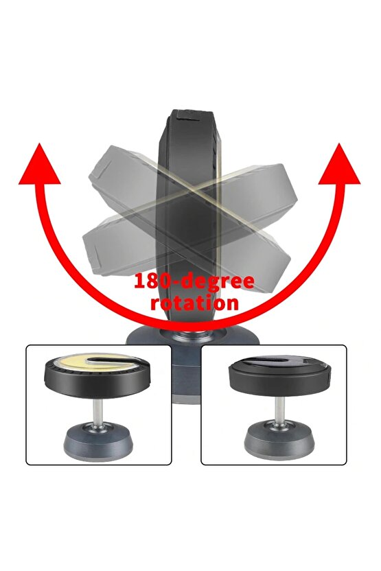 25 WATT USB - TYPE-C GİRİŞLİ COB LEDLİ TEK YÖNLÜ 180 DERECE SOLAR ÇALIŞMA LAMBASI (4887)