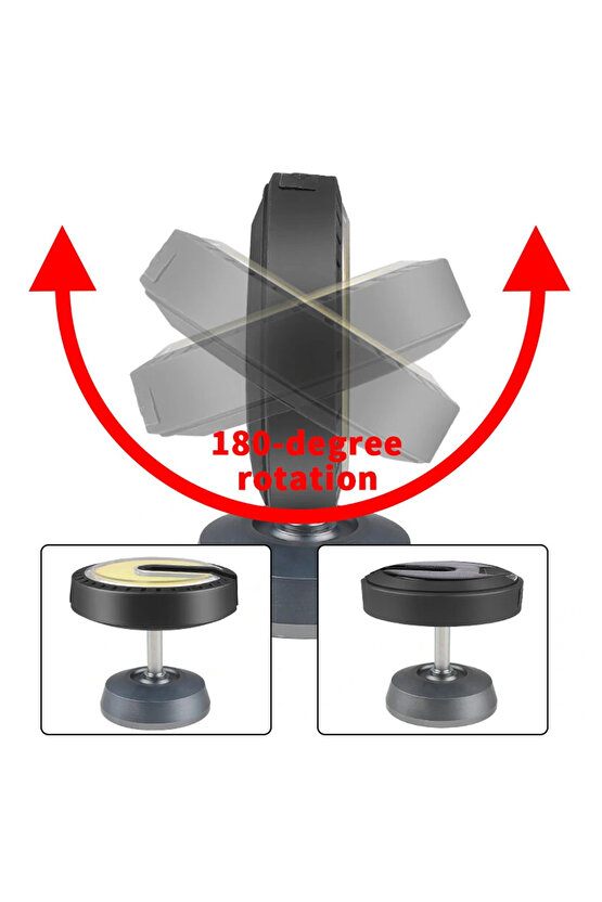 25 WATT USB - TYPE-C GİRİŞLİ COB LEDLİ TEK YÖNLÜ 180 DERECE SOLAR ÇALIŞMA LAMBASI (5224)