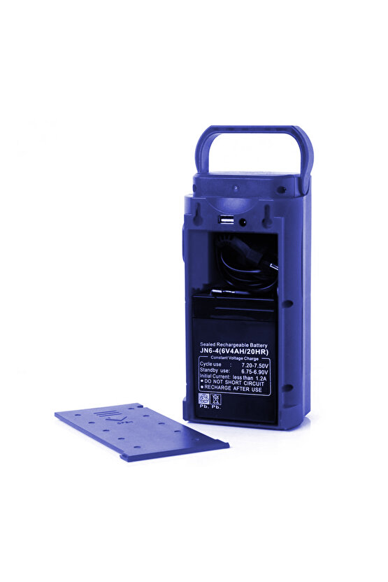 613461 KS-824 24 LEDLİ ŞARJLI IŞILDAK (6V4A AKÜLÜ * POWERBANK ÖZELLİKLİ)