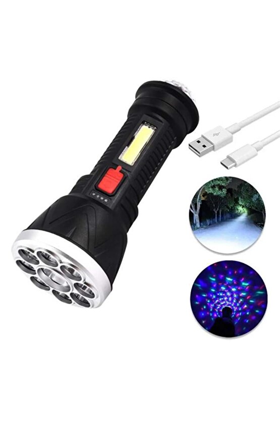 CL-W09 9+1 Ledli + Flaşörlü Deprem Ve Afet İçin Şarjlı El Feneri