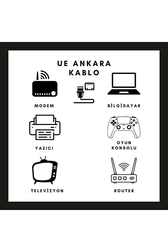 3 Metre Cat6 Internet Kablosu Ethernet Cat 6