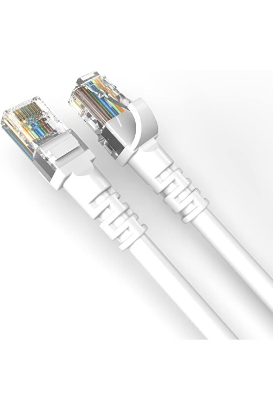 shopmxs 30 Metre CAT6 Network-Ağ-Ethernet Kablosu Beyaz StarDesingd 1017785