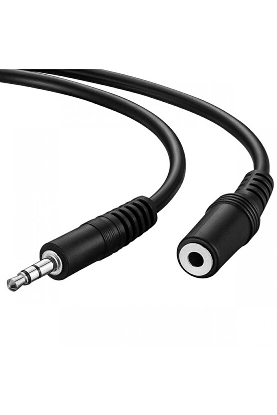 PM-8501 3.5 MM STEREO ERKEKDİŞİ 1.5 METRE KULAKLIK AUX UZATMA KABLOSU