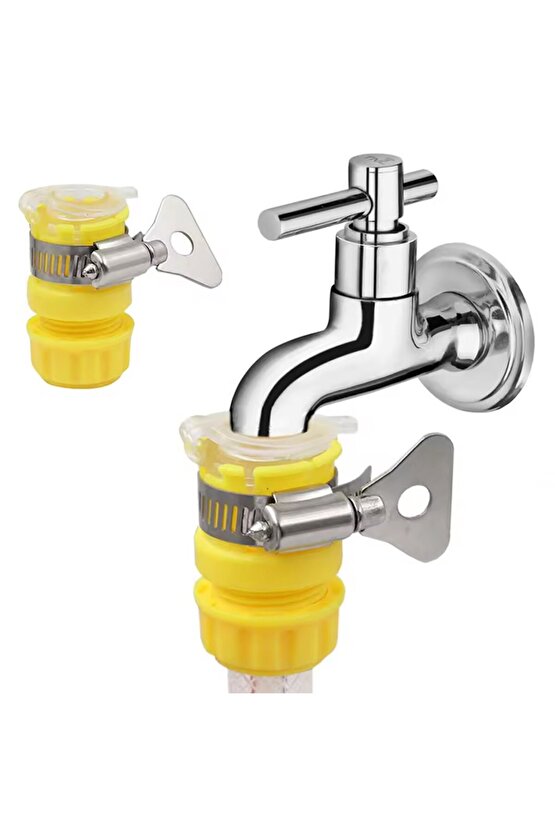 SARI KELEPÇELİ MUSLUK ADAPTÖRÜ (4767) - CBT5821-8642