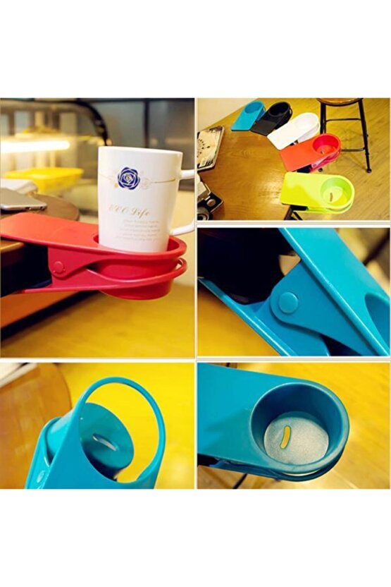 Masa Kenarı Bardak Tutucu Kolay Montaj