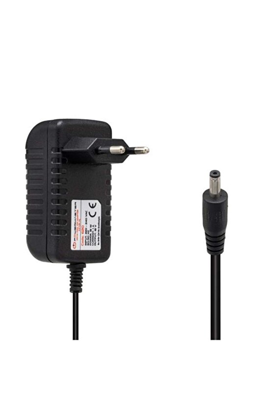 Powermaster Pm-620 18 Volt - 1 Amper 3.5*1.35 Mm Uçlu Plastik Kasa Priz Tipi Adaptör