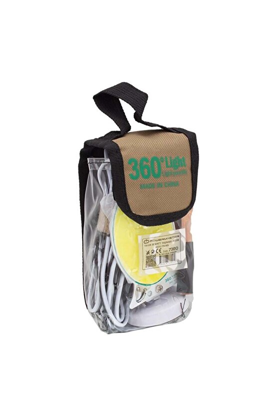 TM-24 Cob Ledli 13 Watt Akü Maşalı 4 Metre Kablolu Taşınabilir Seyyar Panel Lamba