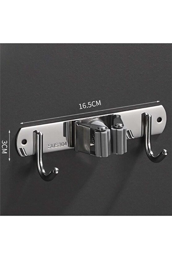 SN-26349 ÜÇ Kancalı Çift Klipsli Askılık