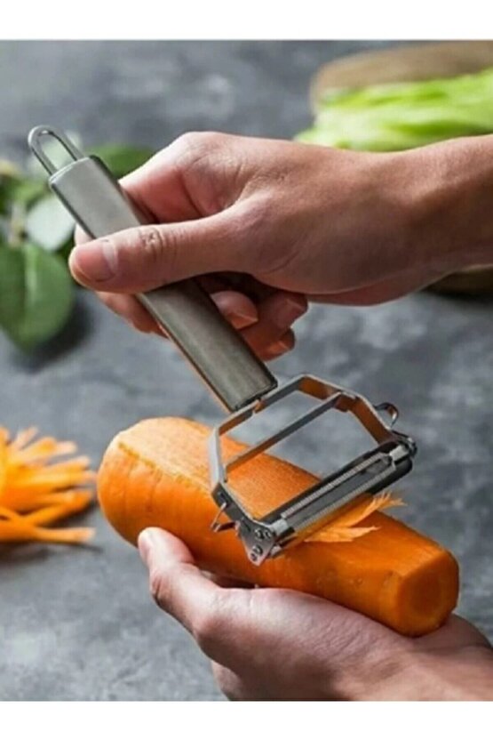 SN-26033 2 İn 1 Sebze-Meyve Kabuk Soyucu Çok Renkli CN