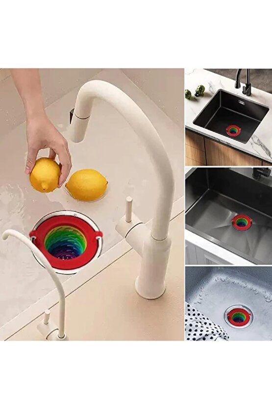 WİNTA- RENKLİ MUTFAK LAVABO SÜZGECİ (K95)