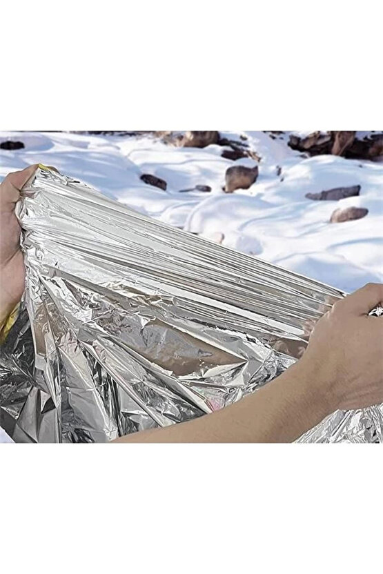 Acil Durum Battaniyesi, Folyo Battaniye Isı Sağkalım Yansıtıcı Termal Battaniye, Hayatta