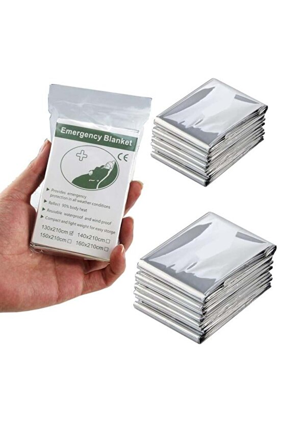 Art Sn-29181 Soğuk Sıcak Tutan Çift Taraflı Acil Durum Battaniyesi (130X210Cm) Lab