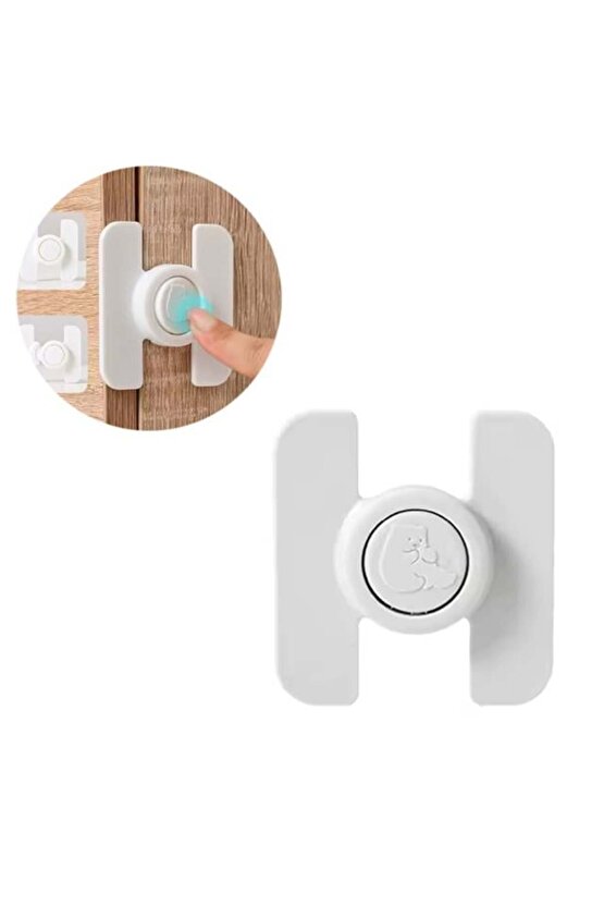 Art Sn-28751 Düğmeli Tip Dolap Ve Çekmece Çocuk Güvenlik Kilidi Lab