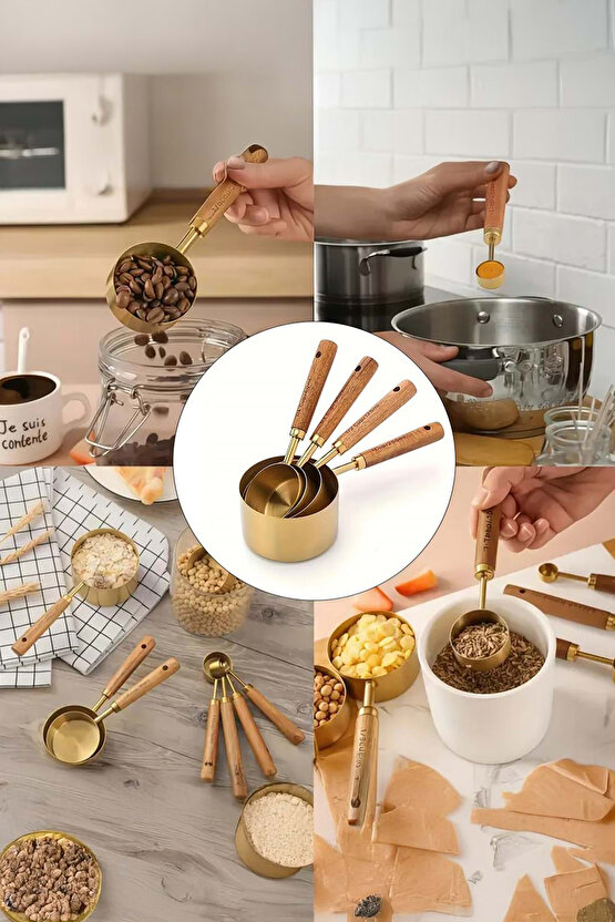 4 LÜ ÖLÇÜ KAŞIK SETİ